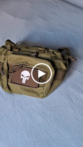 Customer video review of Bauchtasche ECHO in steingrau oliv