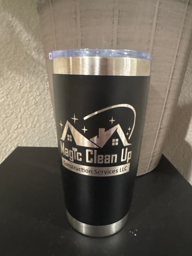 Customer photo review of (6 Pieces) Custom Laser Engraved - 20oz Tumblers