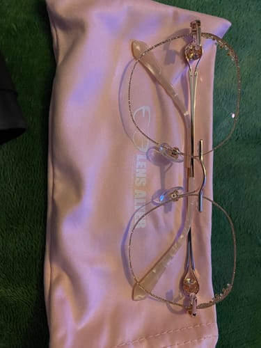 Customer photo review of Glitter Eyeglasses