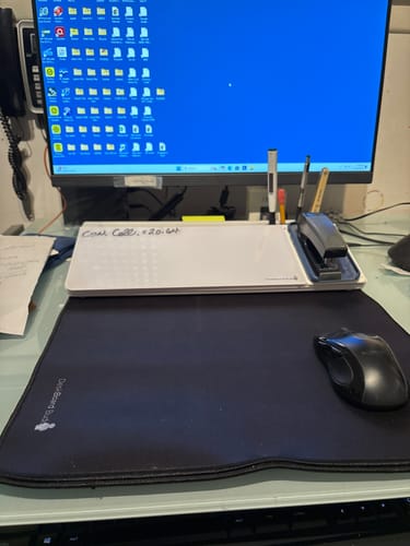 Customer photo review of DeskBoard Buddy