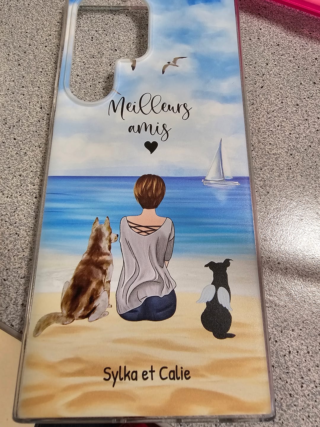 Customer photo review of Meilleurs amis - Coque de téléphone personnalisée