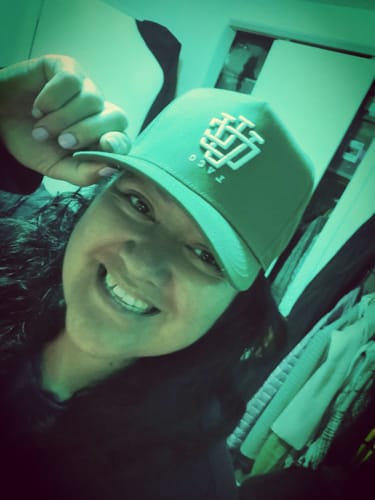 Maxine K. review of LVCO "Blk on Blk" A-Frame Snapback image 1 out of 1