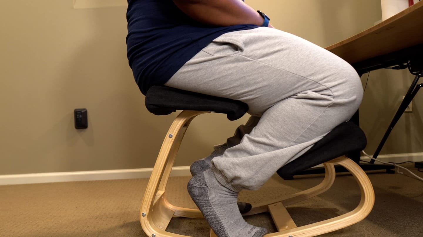 Customer photo review of Ergonomic Kneeling Chair - *BEST SELLER*