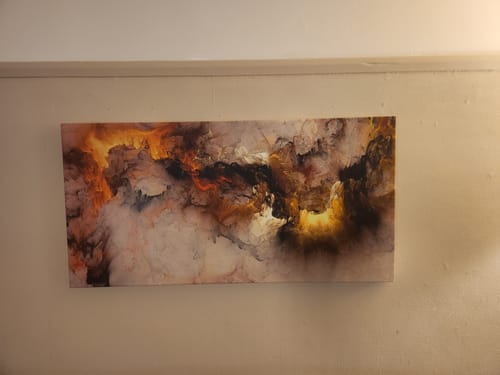 Customer photo review of THUNDER LIGHTNING CANVAS