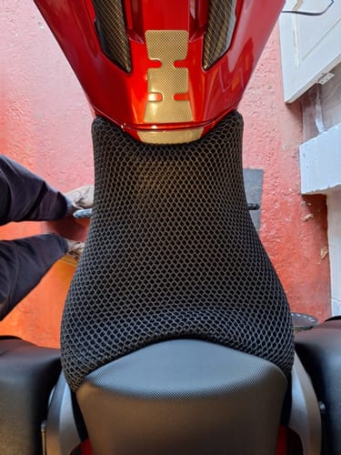 Customer photo review of Wind Rider Seat Cover