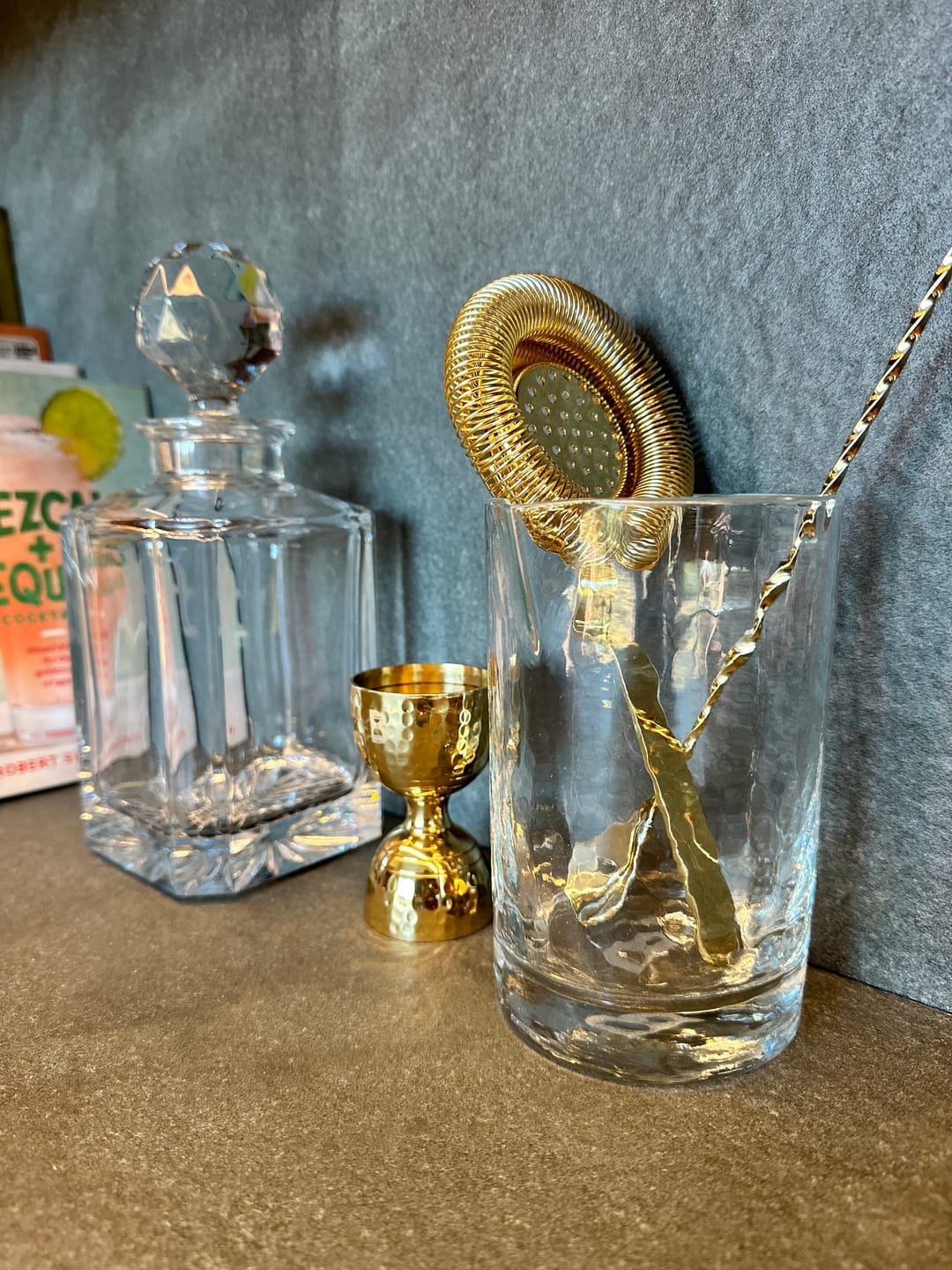 Customer photo review of Hammered Bell Jigger - BIC Originals