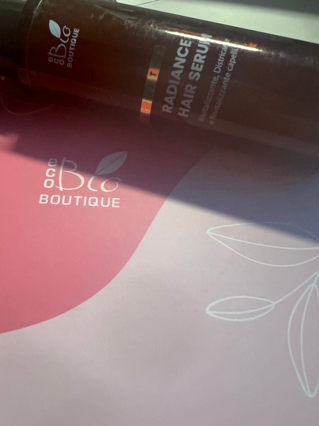 Customer photo review of Radiance Hair Serum