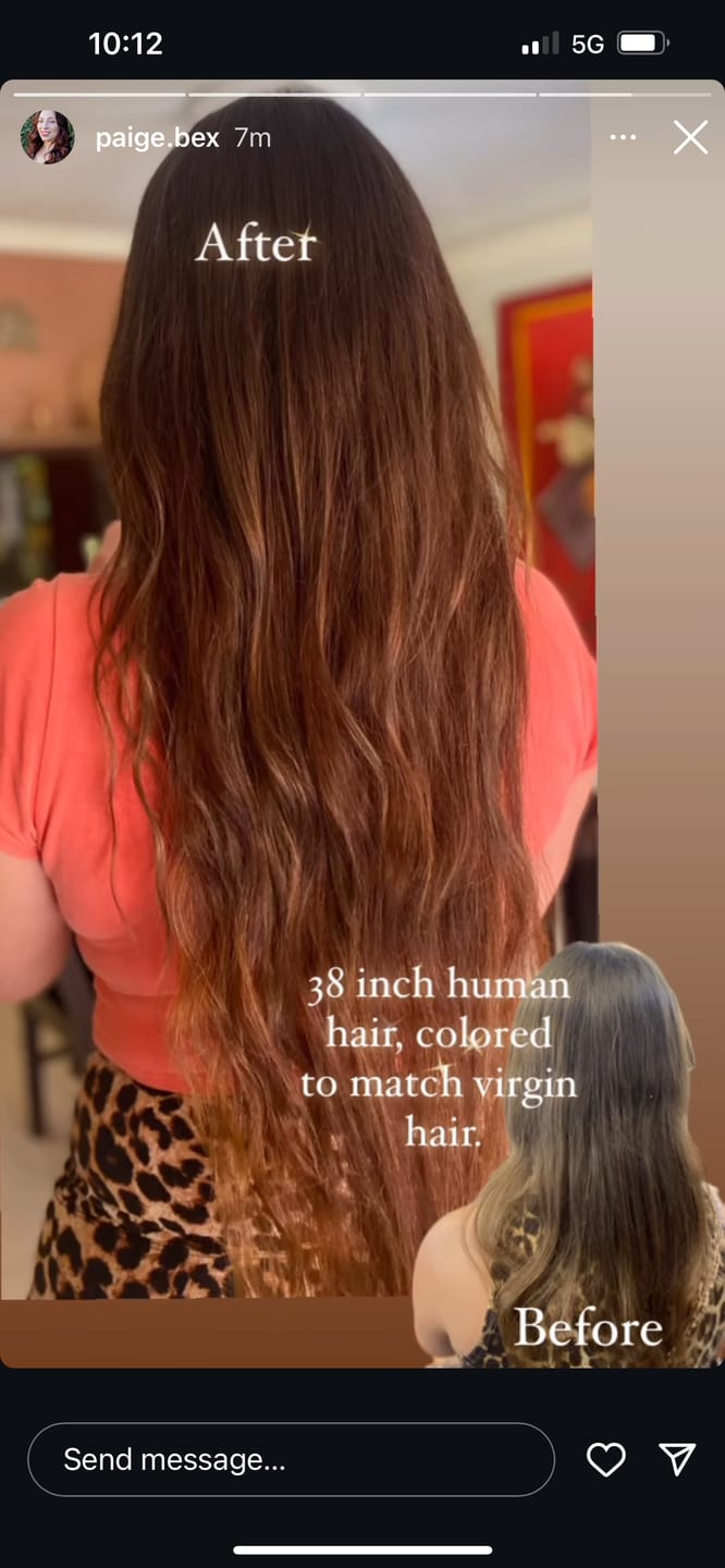Customer photo review of Indian Wavy Bundle