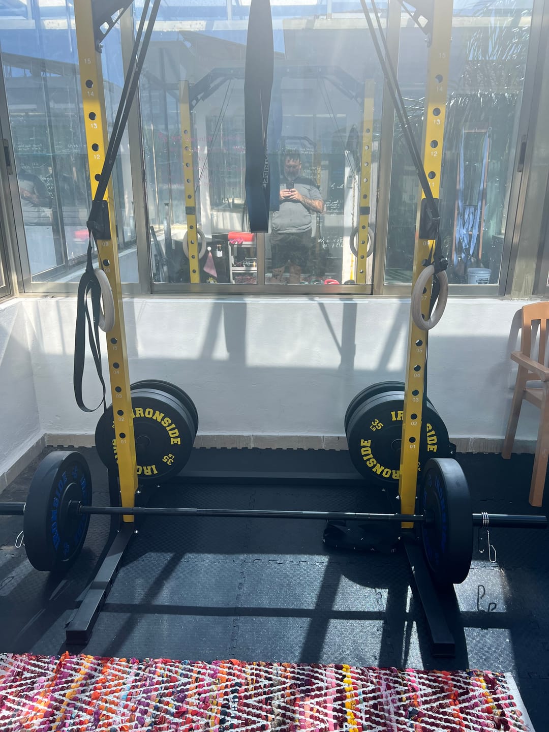 Customer photo review of Discos Olímpicos Pro Bumper IRONSIDE (LB)