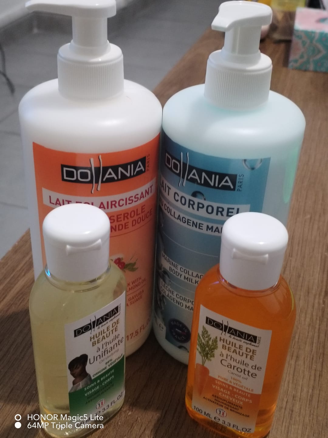 Customer photo review of Lait corporel au collagène marin