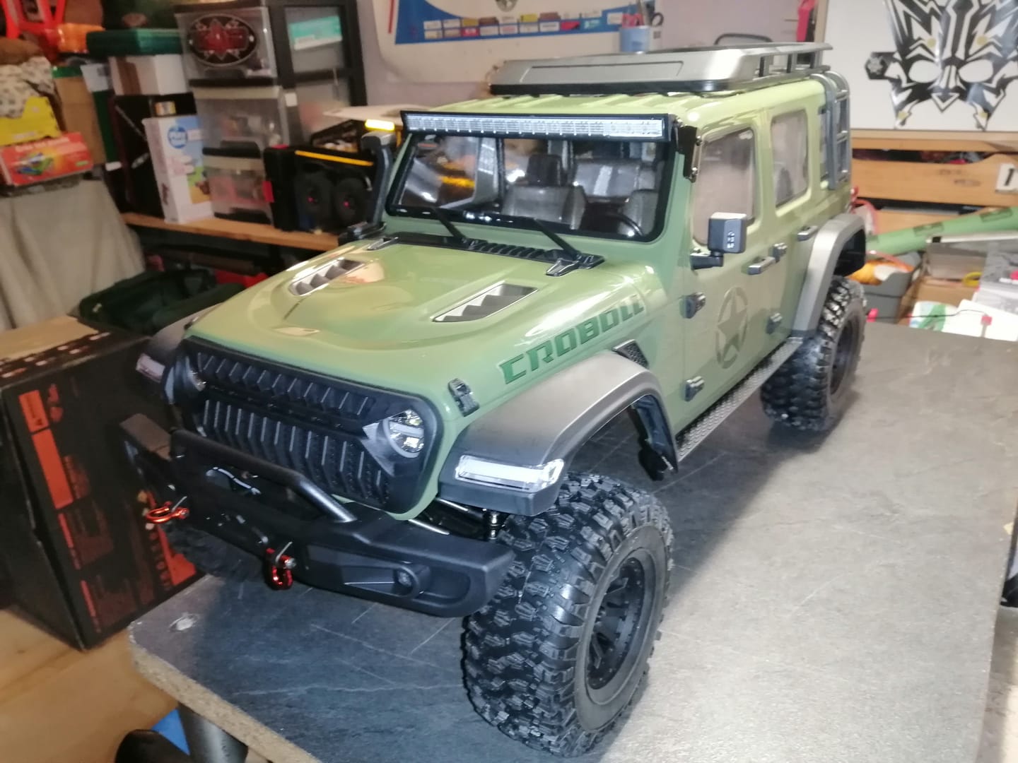 Customer photo review of 1/7 Scale 4WD Brushless RC Crawler MK-07