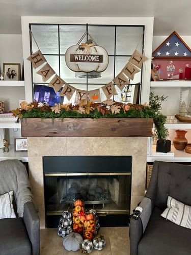 Customer photo review of Distressed Mantels