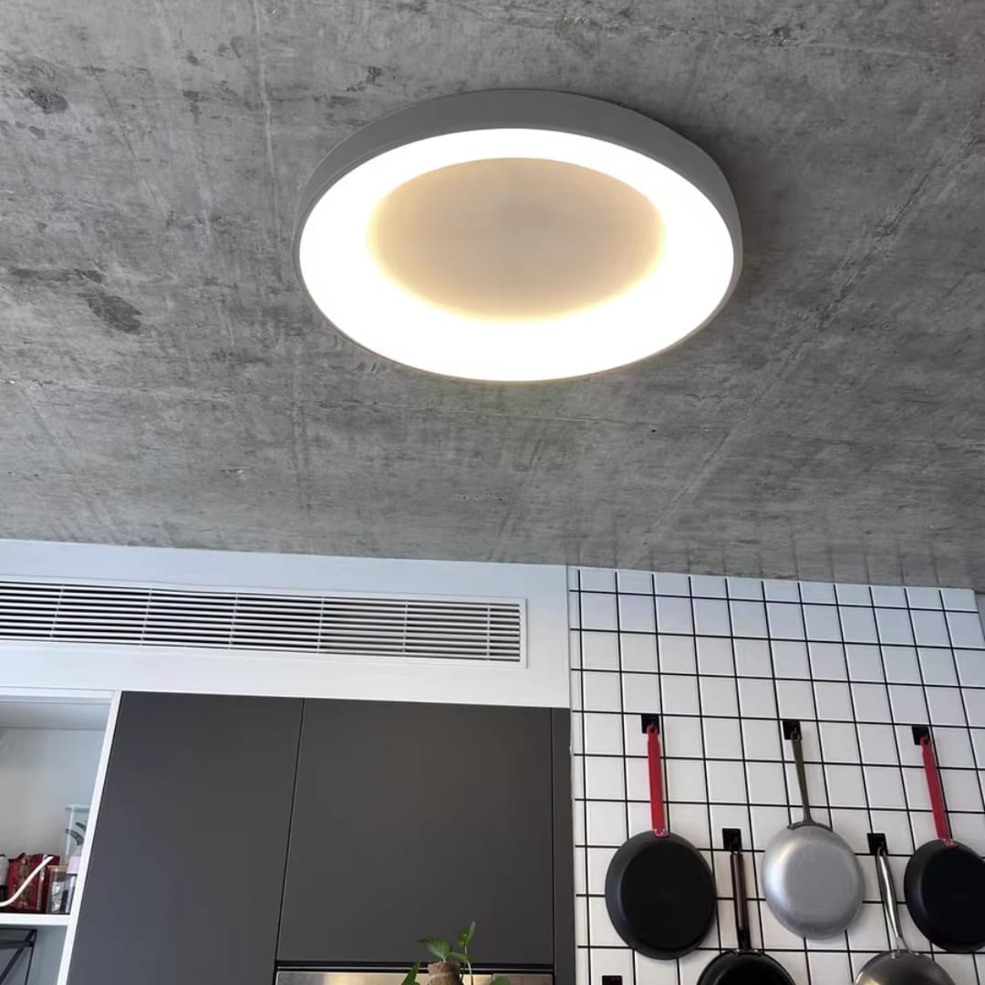 Customer photo review of Scandinavische Ronde LED-Plafondlampen - NordicGlow