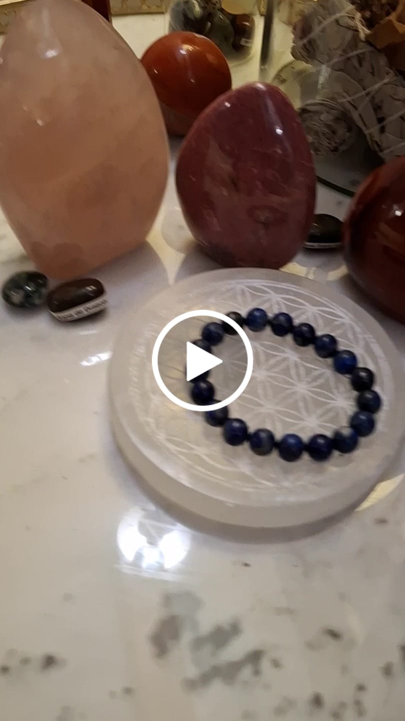 Customer video review of Lapis Lazuli Bracelet 10mm