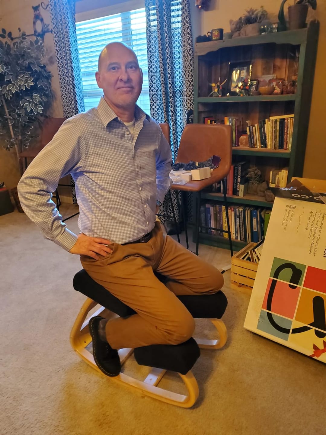 Customer photo review of Ergonomic Kneeling Chair - *BEST SELLER*