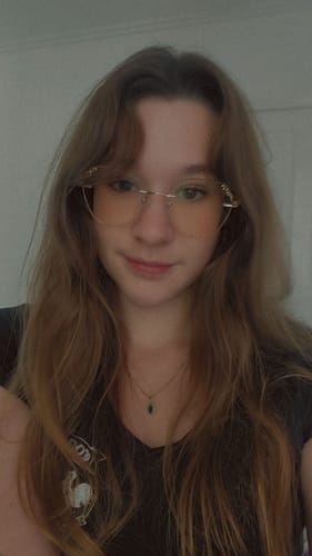 Customer photo review of Glitter Eyeglasses