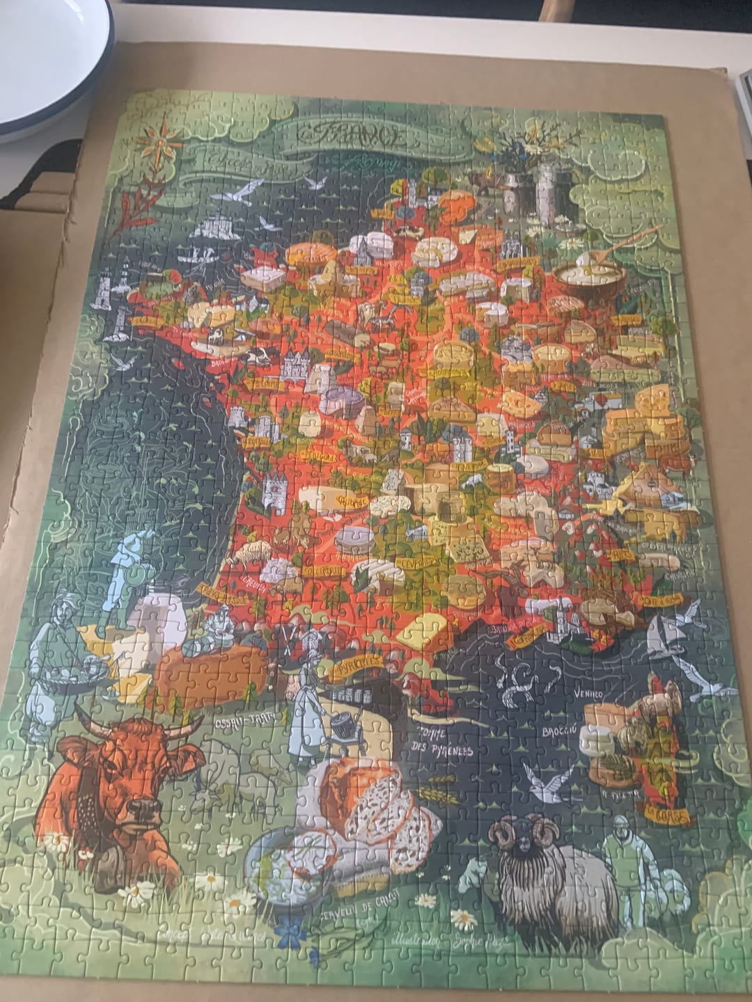 Customer photo review of Cheese Puzzle - France