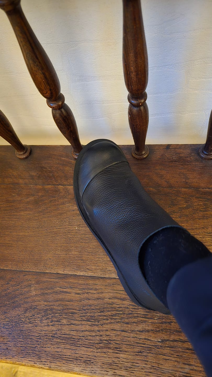 Customer photo review of BUYKUD Handmade Genuine Leather Vintage Women Short Boots
