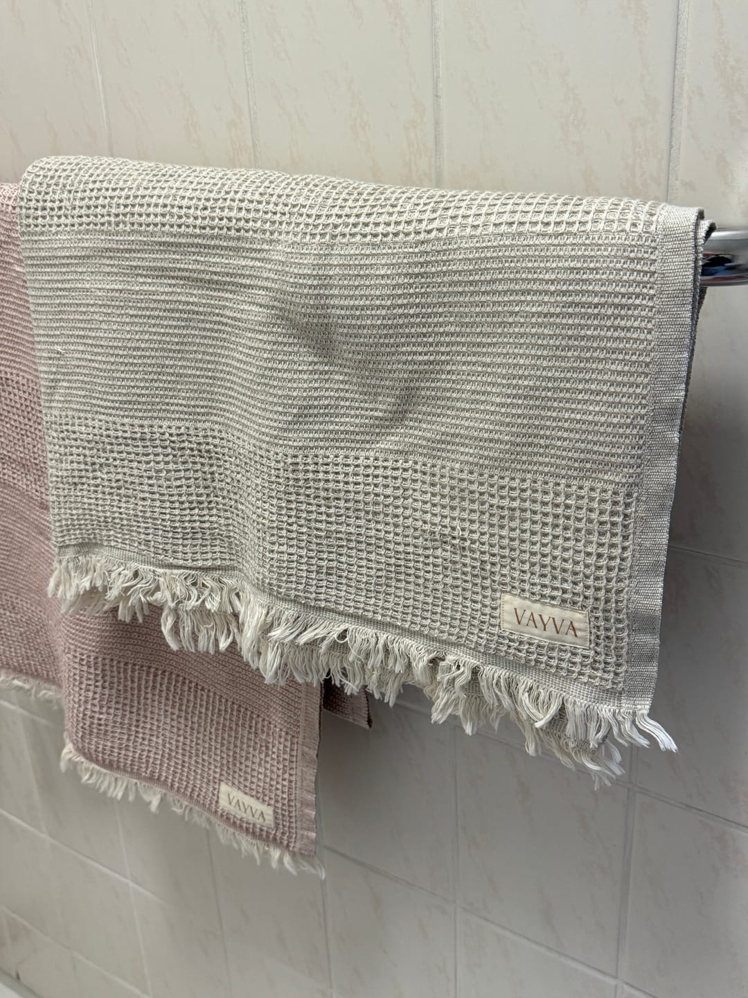 Customer photo review of Handtuch Madeira mit recycelter Baumwolle