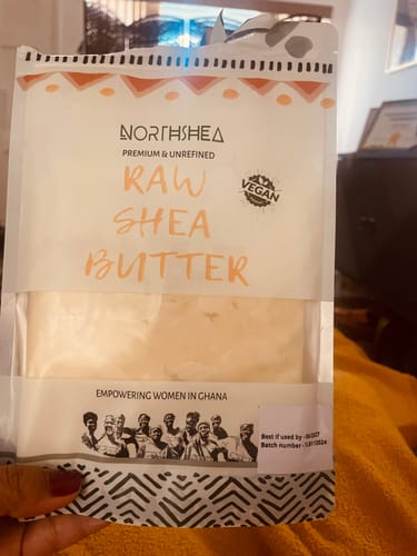 Customer photo review of Premium + Authentic Raw Shea Butter