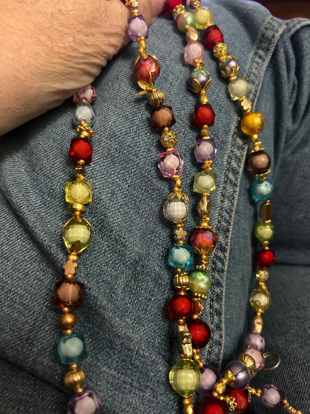 Customer photo review of Multicolor Beads By the LB
