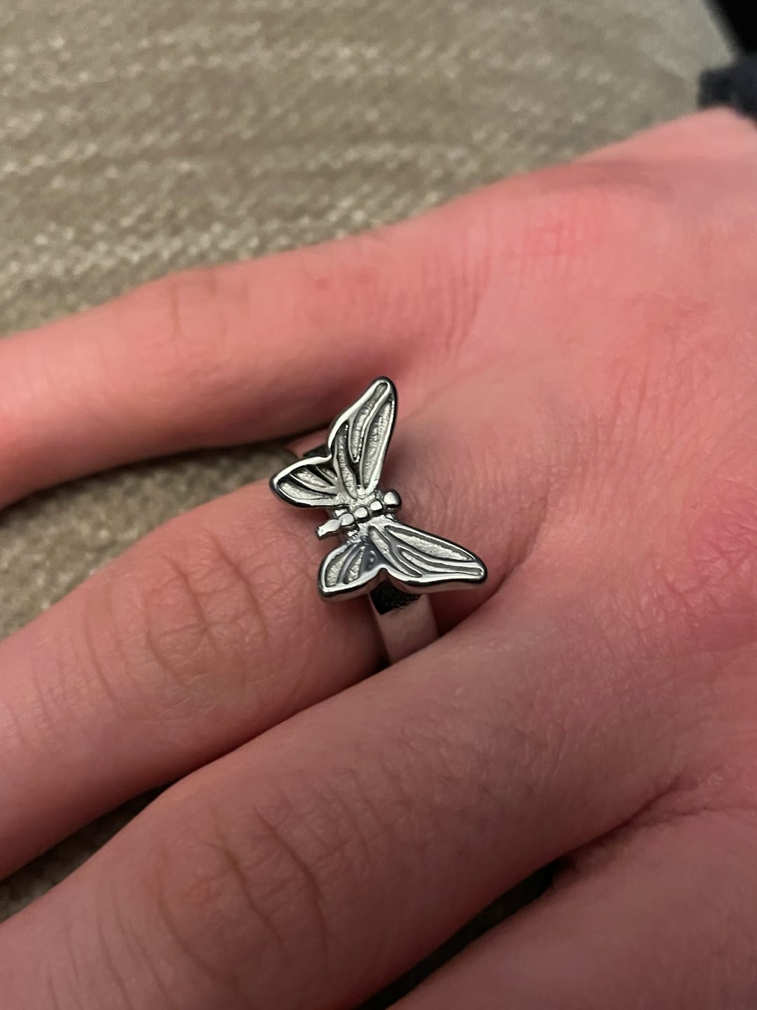 Customer photo review of BUTTERFLY RING