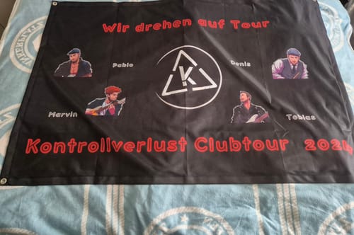 Customer photo review of Fahne inkl. Druck