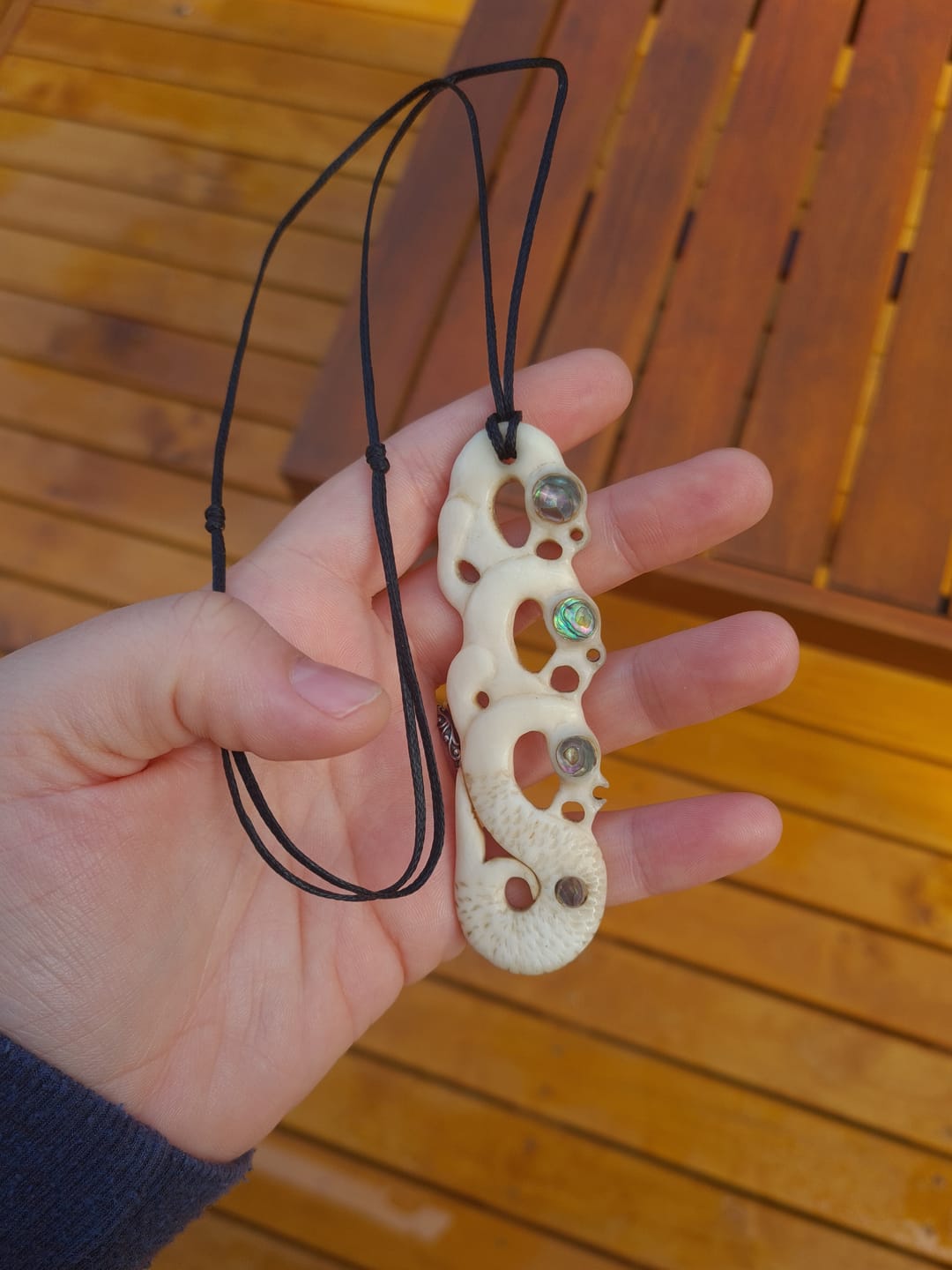 Customer photo review of Pendent replacement wax cord