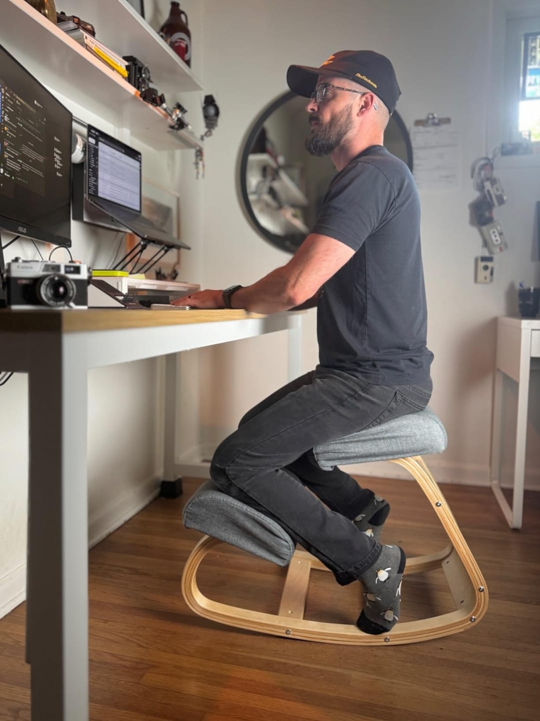Customer photo review of Ergonomic Kneeling Chair - *BEST SELLER*