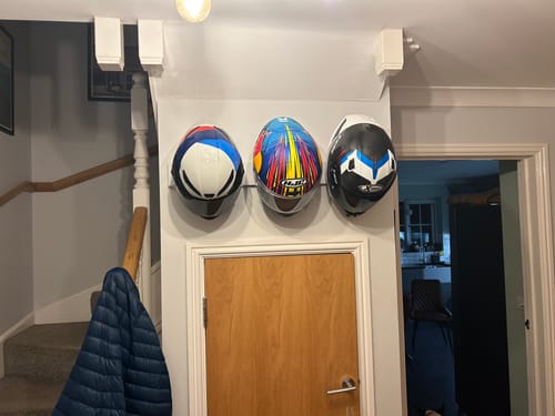 Customer photo review of Helmet holder