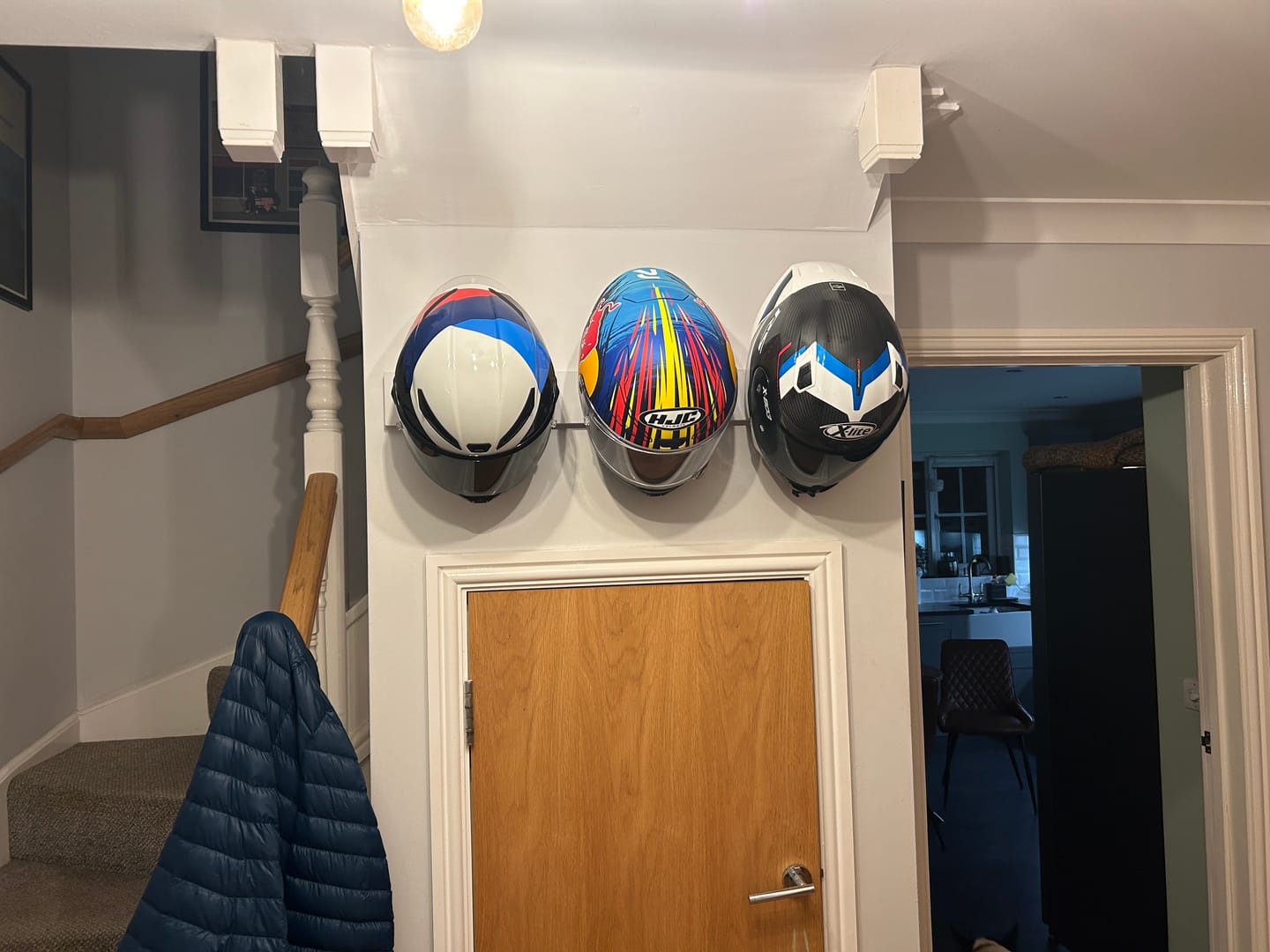 Customer photo review of Helmet holder