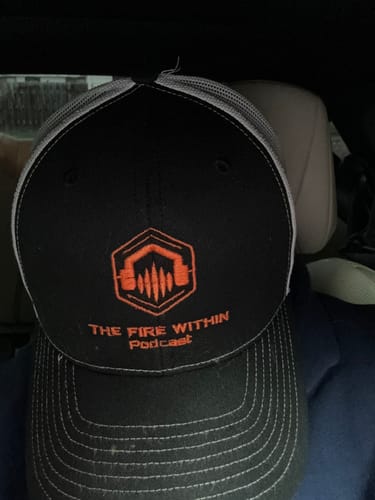 Customer photo review of Bundle (12) Richardson 112 Custom Embroidered Hat + FREE Setup