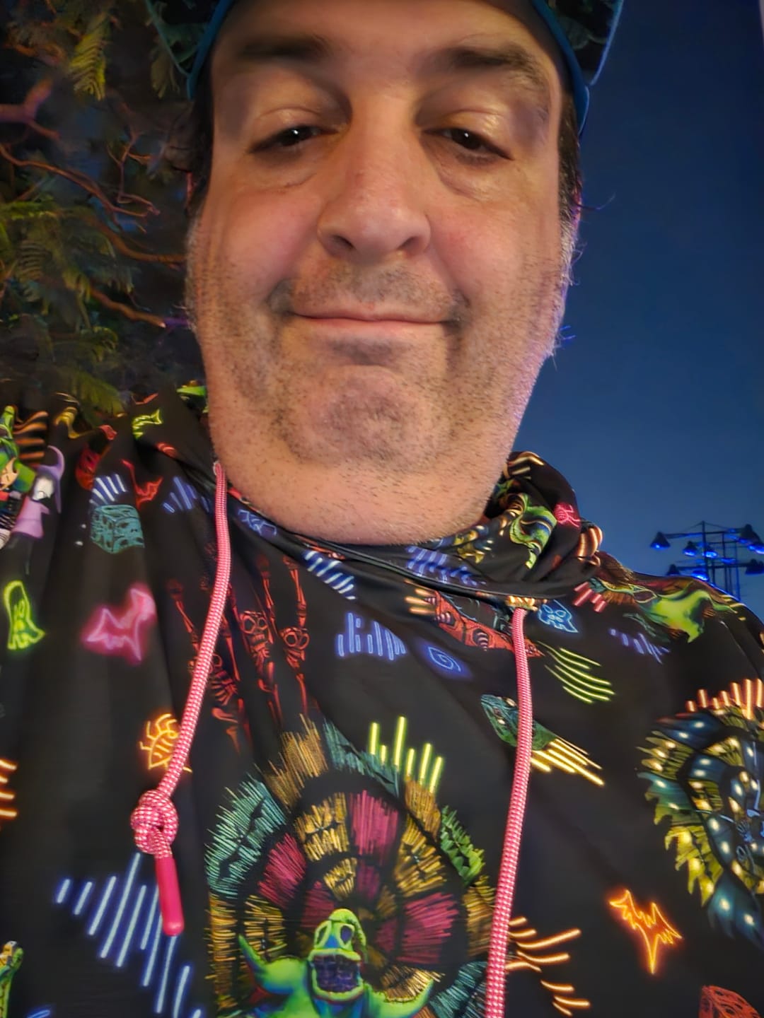 Customer photo review of Disney Tim Burton's Nightmare Before Christmas "Oogie's Turn to Boogie" – Performance Hoodie