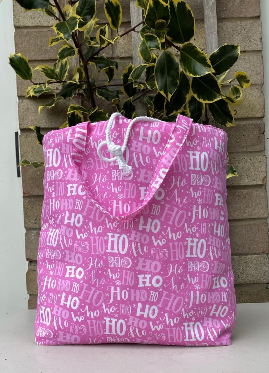 Customer photo review of Ho Ho Ho Polycotton Fabric