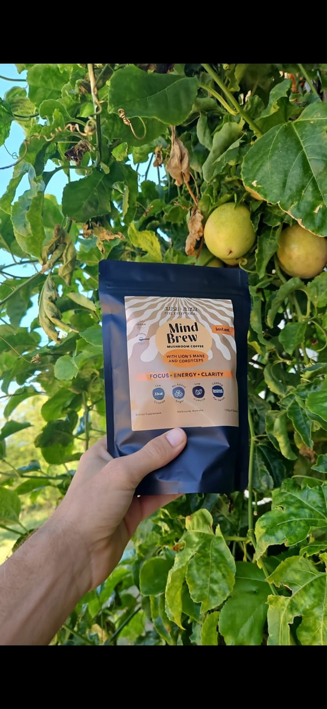 Customer photo review of Mind Brew - Mushroom Coffee