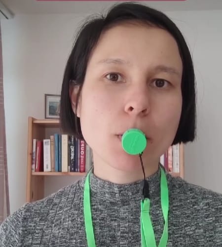 Customer photo review of The Relaxator Breath Trainer