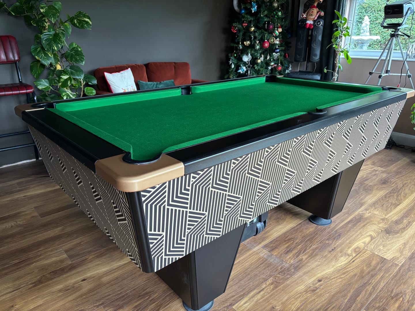 Customer photo review of Black & Gold Art Deco - Black & Gold Art Deco Vinyl Furniture Wrap