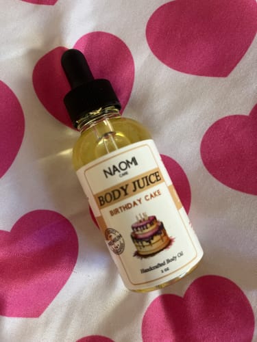 Customer photo review of Naomi Body Juice - Birthday Cake