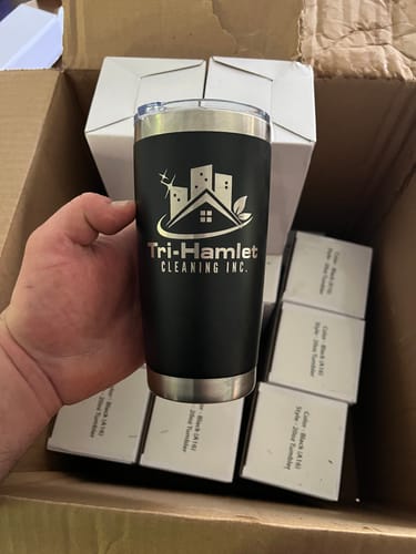 Customer photo review of (6 Pieces) Custom Laser Engraved - 20oz Tumblers