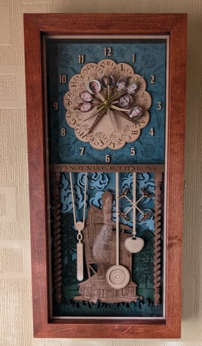 Customer photo review of WEASLEY FAMILY CLOCK