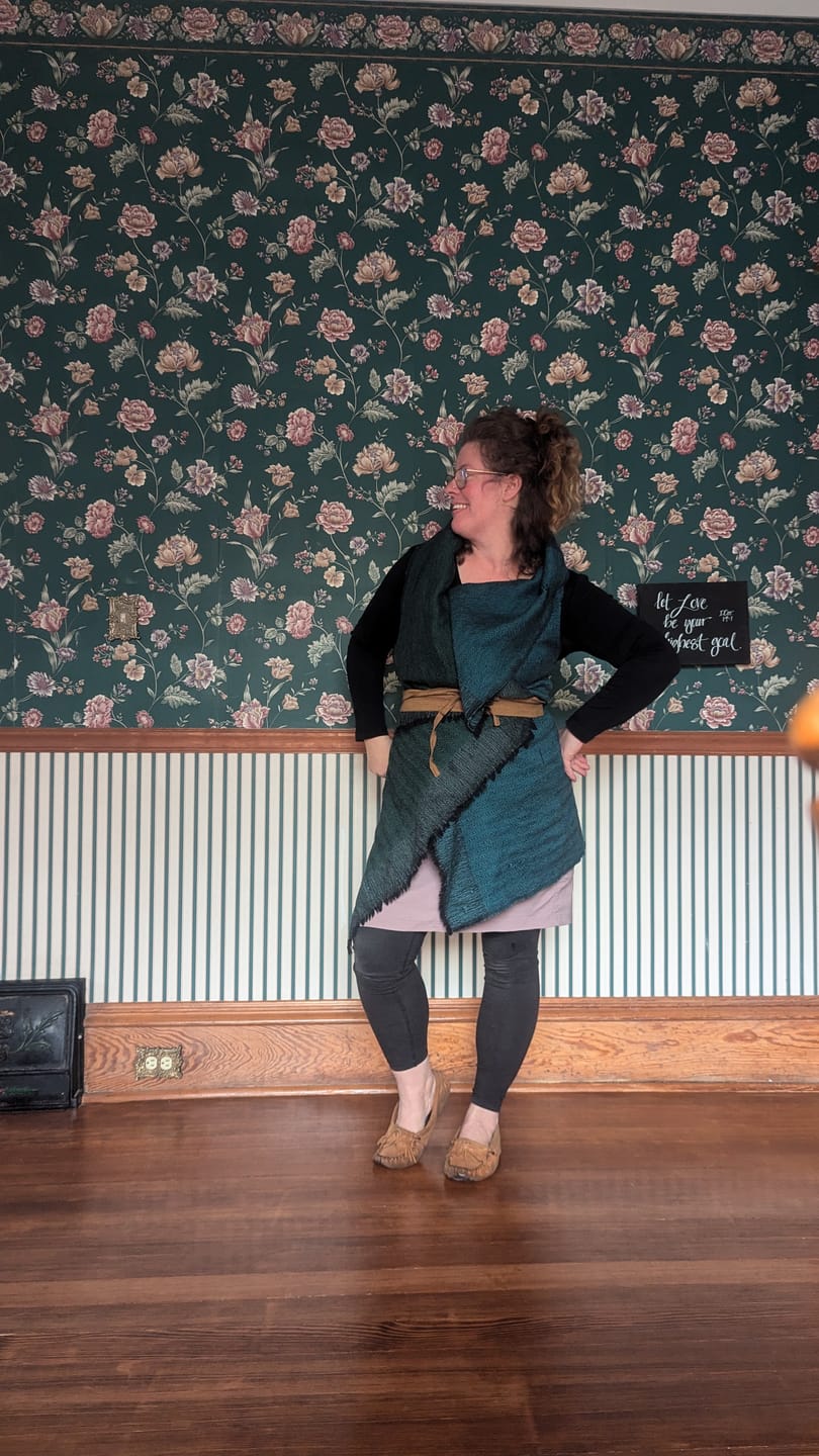 Customer photo review of NEW! Wool Obi Wrap Belt