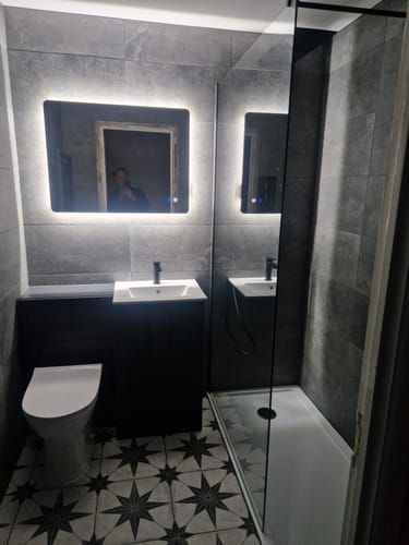 Customer photo review of Deco Square 1000mm Combination Packs - Soft Black