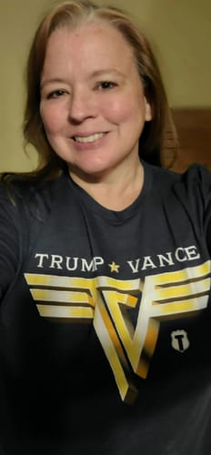 Customer photo review of TV Rocker Gold T-Shirt