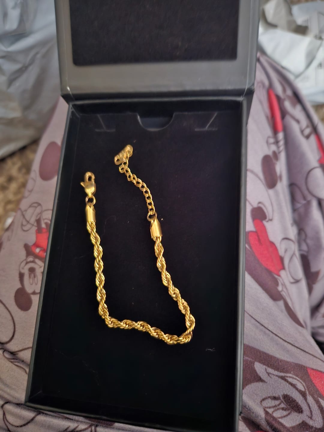 Customer photo review of Rope Chain Bracelet - 4mm