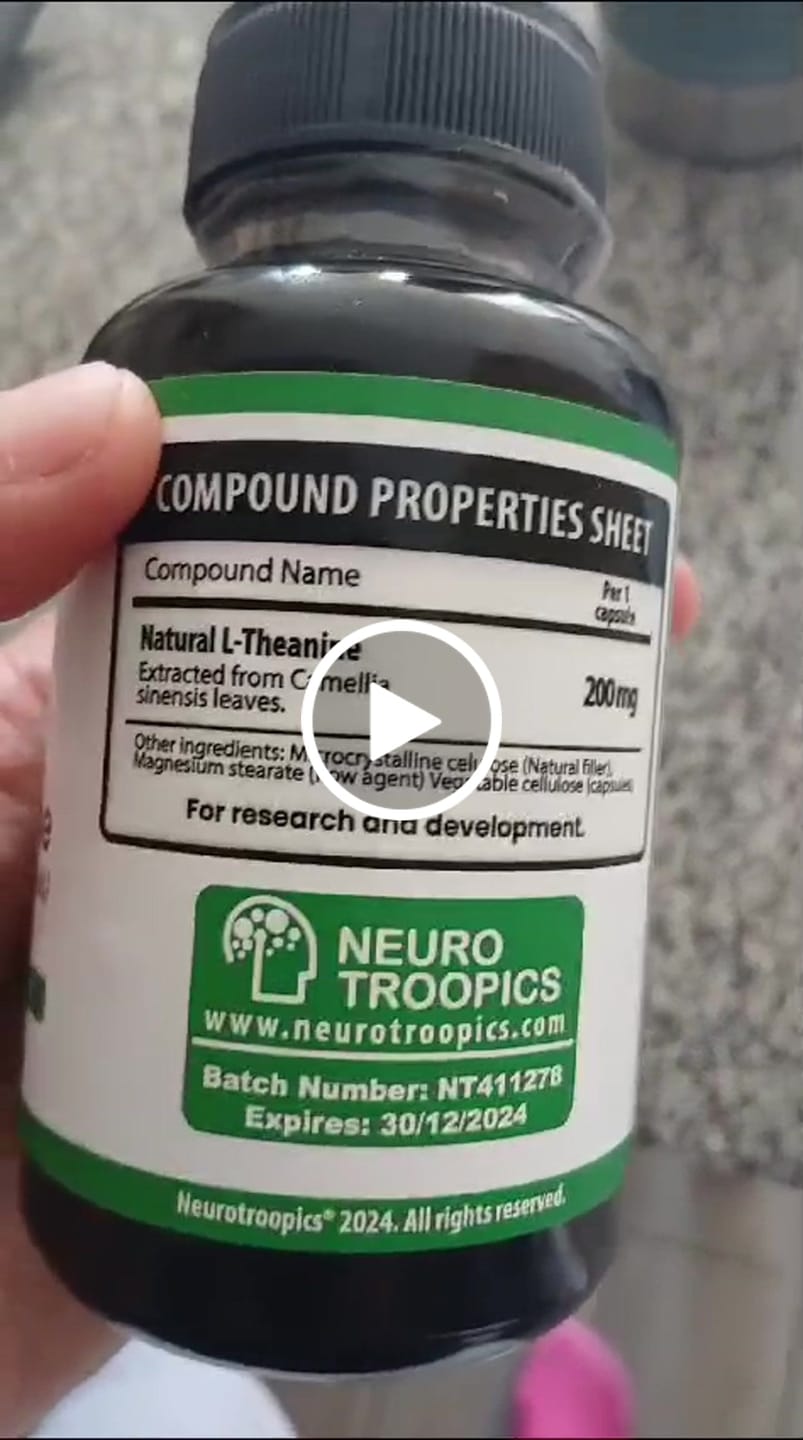 Customer video review of L-theanine