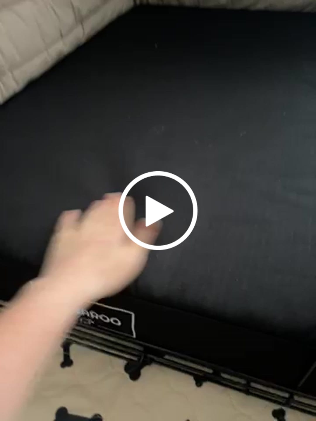 Customer video review of Kangaroo Dog Crate Mat Extra Cover