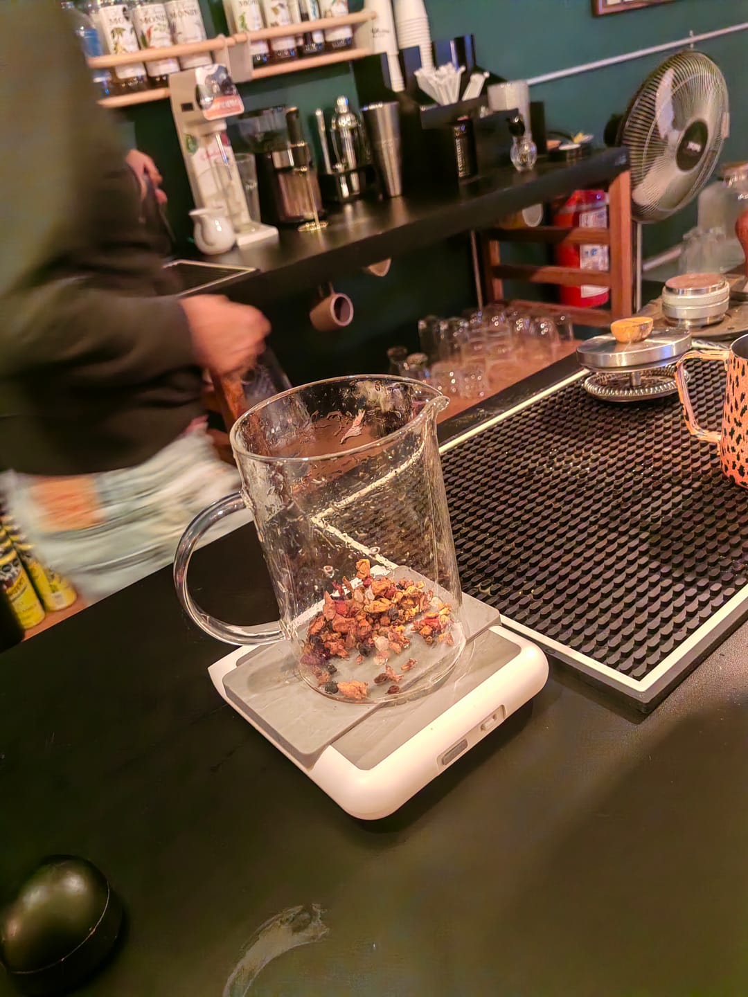 Customer photo review of MHW-3BOMBER Formula Smart Espresso Coffee Scale