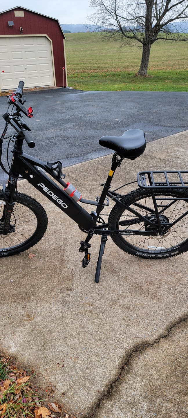 Customer photo review of Easy Knees Pedal Swing and Crank Shortener Kit (One Side)