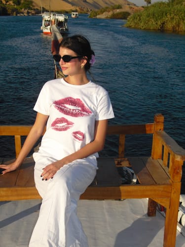 Customer photo review of 'XOXO' baby tee