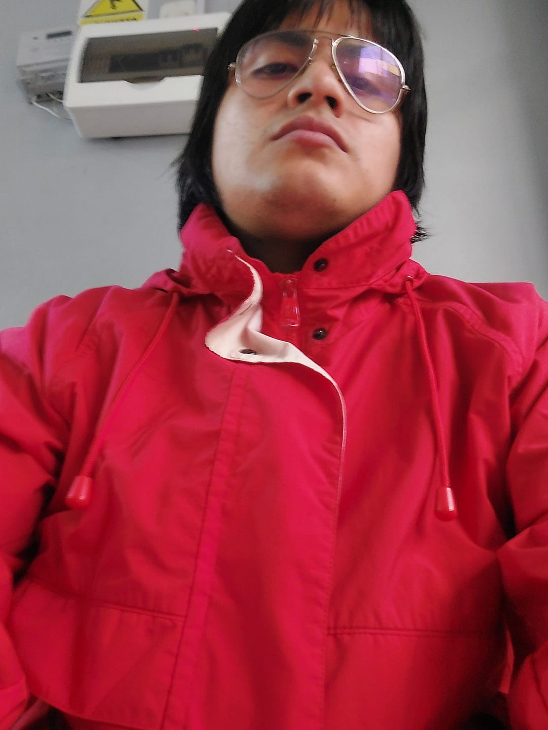 Customer photo review of 1990 Vintage Nautica Bomber Jacket (S/M)